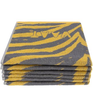 Vaat VAAT Keukenhanddoek Zebra Lichtgeel / lichtgrijs