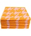 Vaat VAAT Keukenhanddoek pied- de poule Orange /Roze