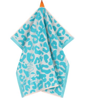 Vaat VAAT Keukenhanddoek Leopard 2 Turquoise