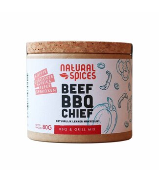 NATURAL SPICES Natural Spices beef bbq chief zoutloos 80 gram