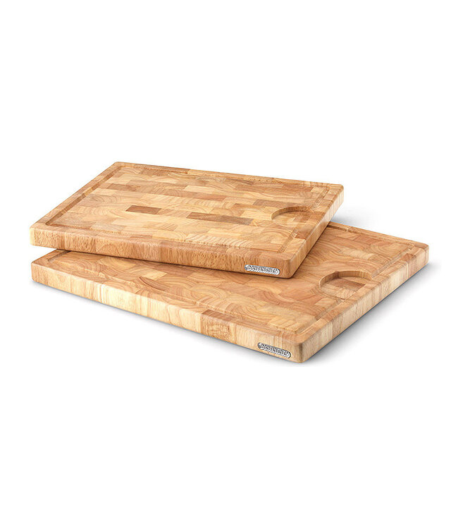 Continenta Continenta kopshouten snijplank rubberhout 37x29x2.7cm
