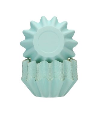 Funcakes Funcakes Bloom baking cups  Pastel Blue 48 st.