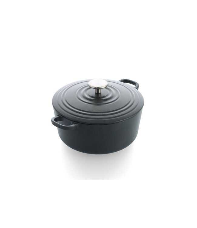 BK Bourgogne Dutch Oven braadpan 24 cm Earl Grey/ grijs