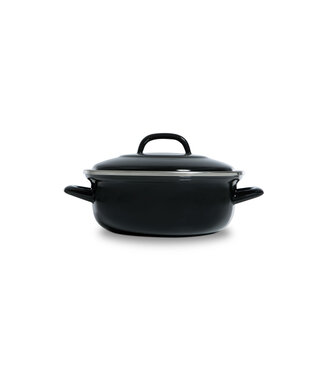 BK BK Fortalit braadpan 24 cm zwart/blauw 2.5  ltr
