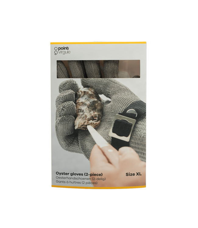 Point-Virgule Point-Virgule  oesterhandschoen rvs XL