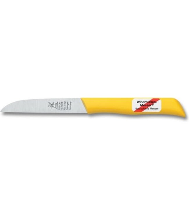 Robert Herder Robert Herder Aardappel- schilmes RVS 8,5cm lemmet  geel kunststof heft