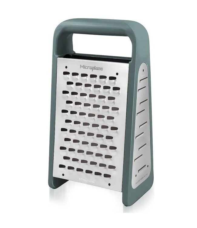 Microplane Box Grater PureCut Eucalyptus Green
