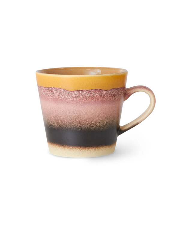 HK Living HK 70s cappuccino mug, sunset