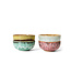 HK 70s ceramics: XS bowls, modernist (set of 4)