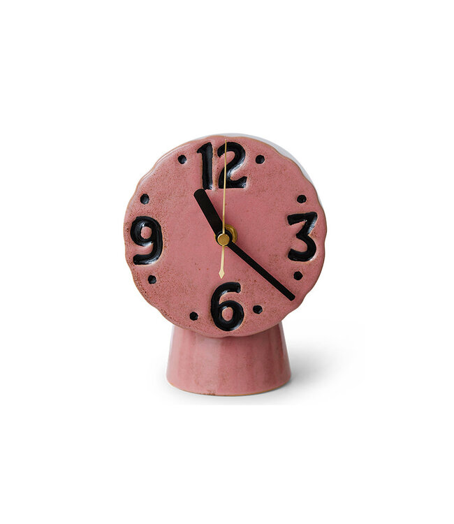 HK Living HK living retro ceramic clock pink