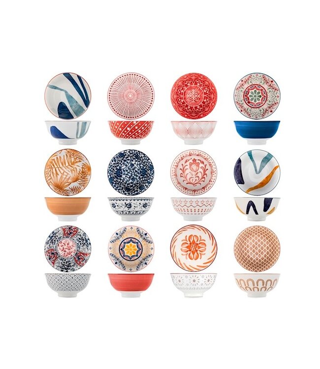 Bella Roba schaaltje  Como 12 cm rond assorti