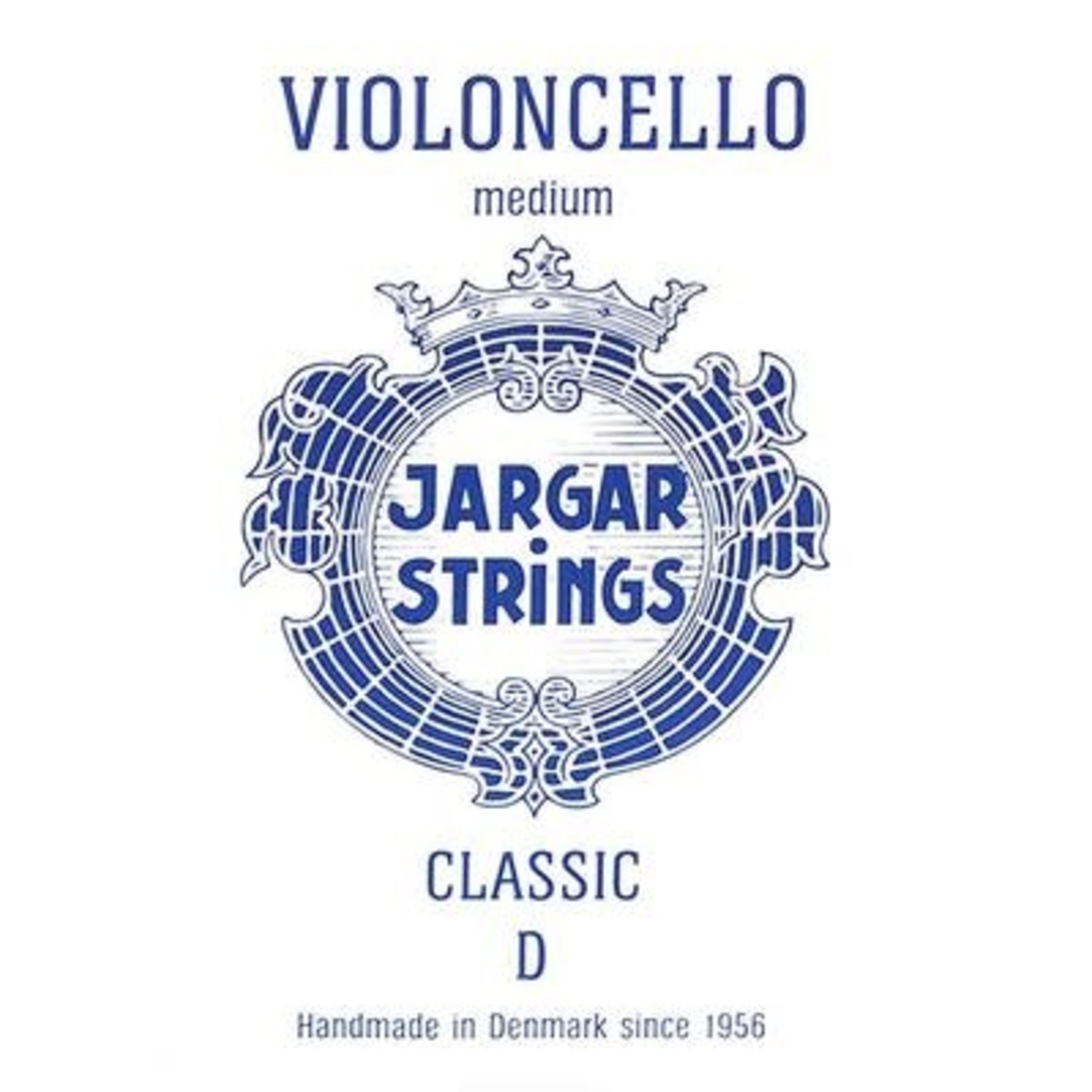 JARGAR cellosnaar, re, (D-2), 4/4 classic blue, medium, flexi-metal