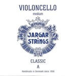 JARGAR corde de violoncelle, la (A-1), 4/4 classique, moyenne, bleu, flexi-métal