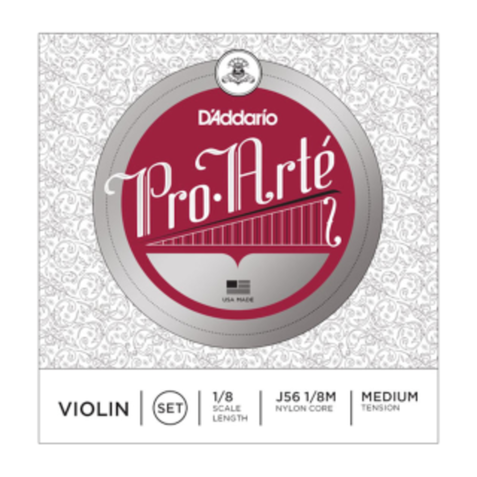 D'ADDARIO Pro Arte corde de violon, mi (e-1), 1/8