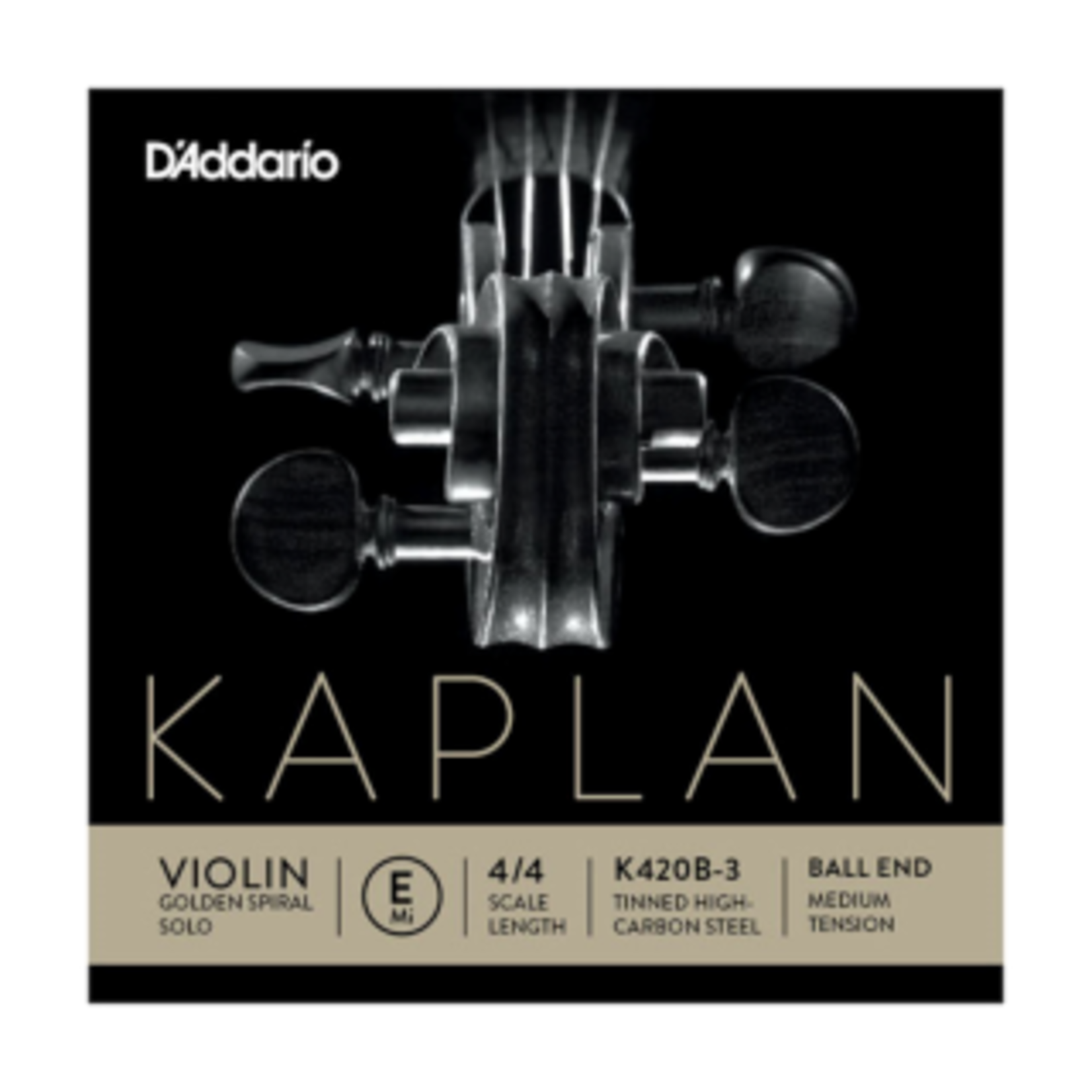 D'ADDARIO Kaplan vioolsnaar, mi (e-1), 4/4