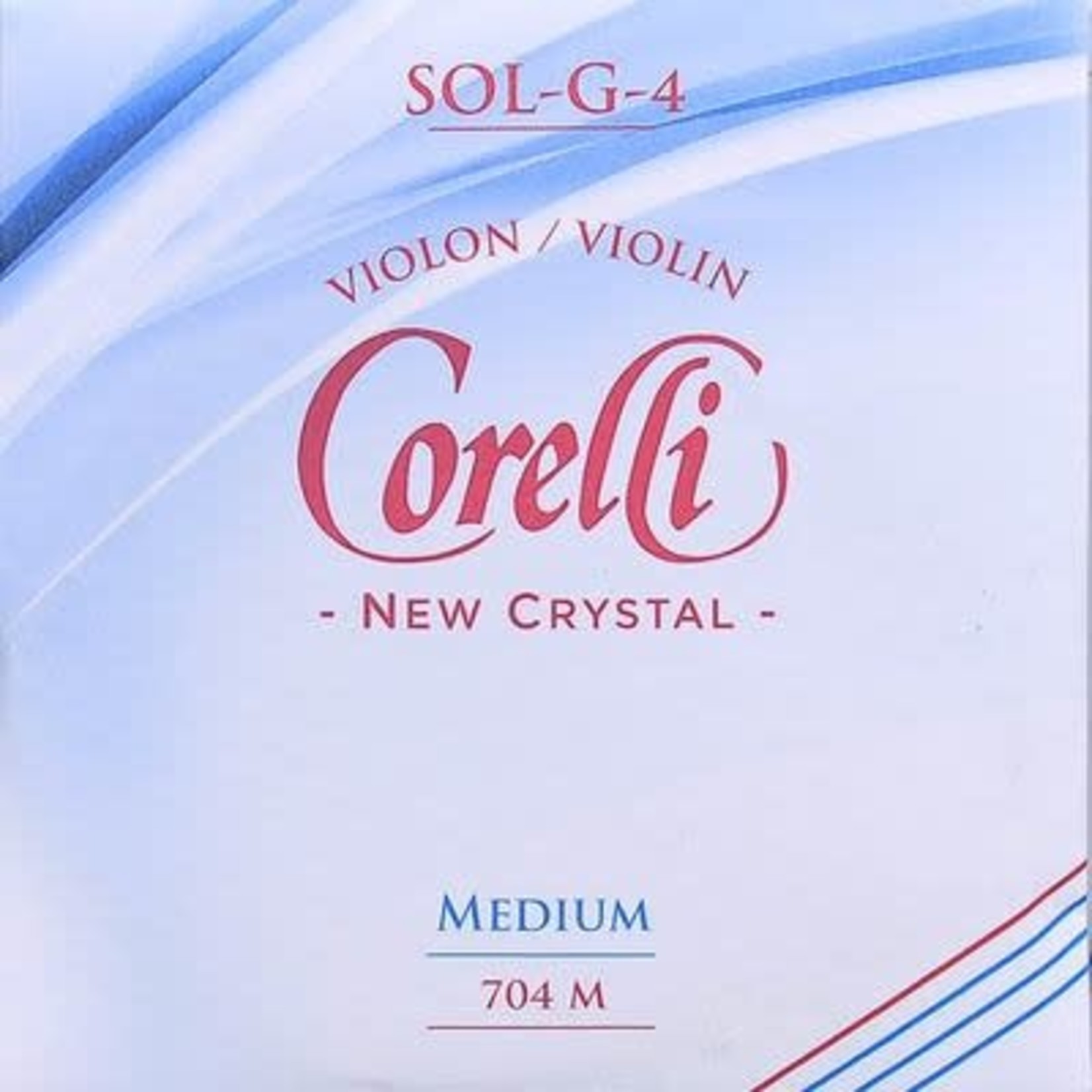 CORELLI new crystal, corde de violon, sol ( g-4 ), 4/4