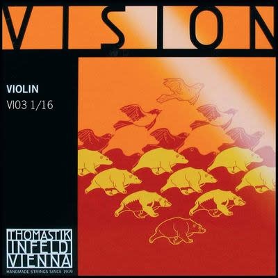 THOMASTIK Vision vioolsnaar, re (d-3), 1/16