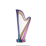 Salvi SALVI Rainbow SG harpe à pédales electro-acoustique
