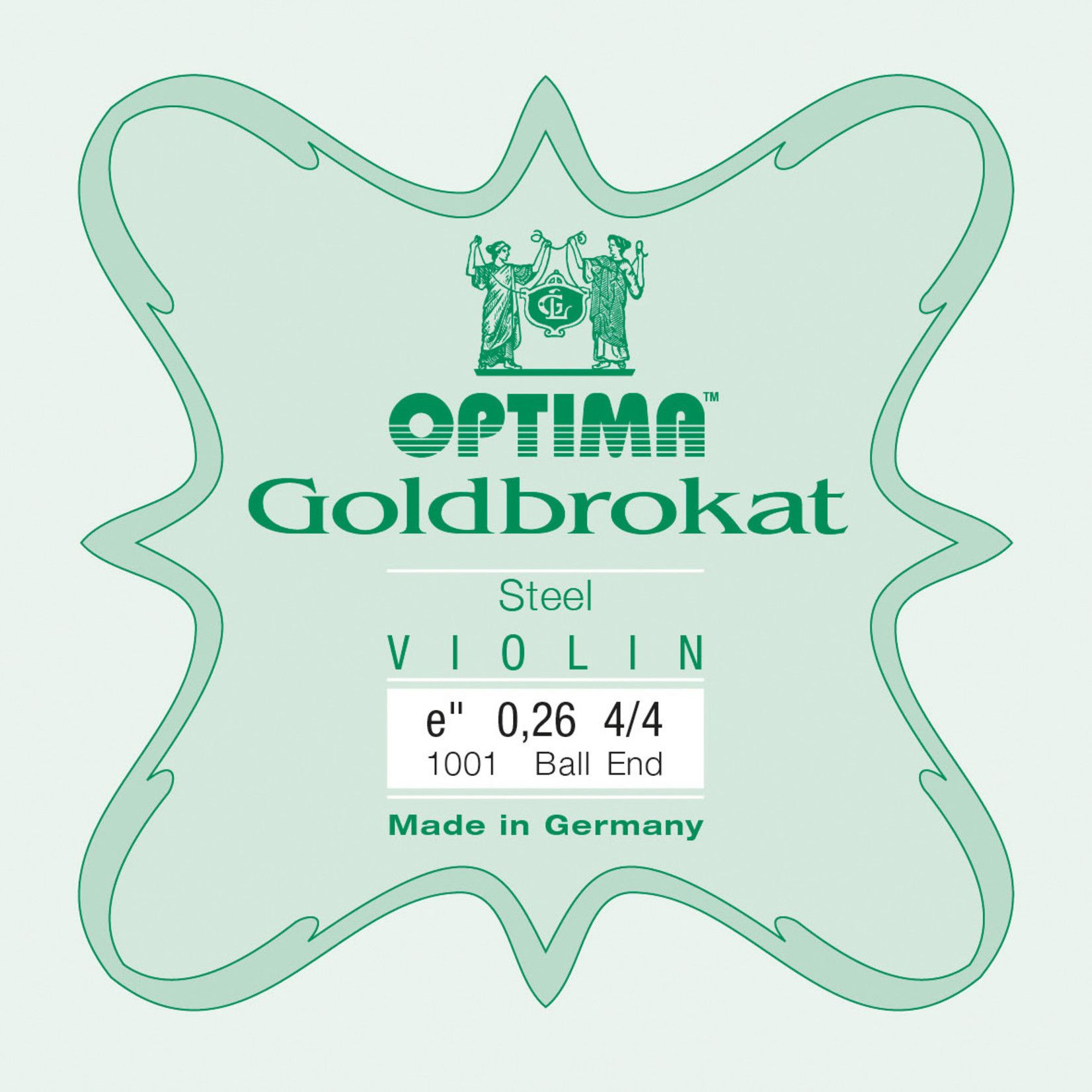 OPTIMA Goldbrokat (Lenzner) 4/4, corde mi (e1), avec boucle, 0.26, medium