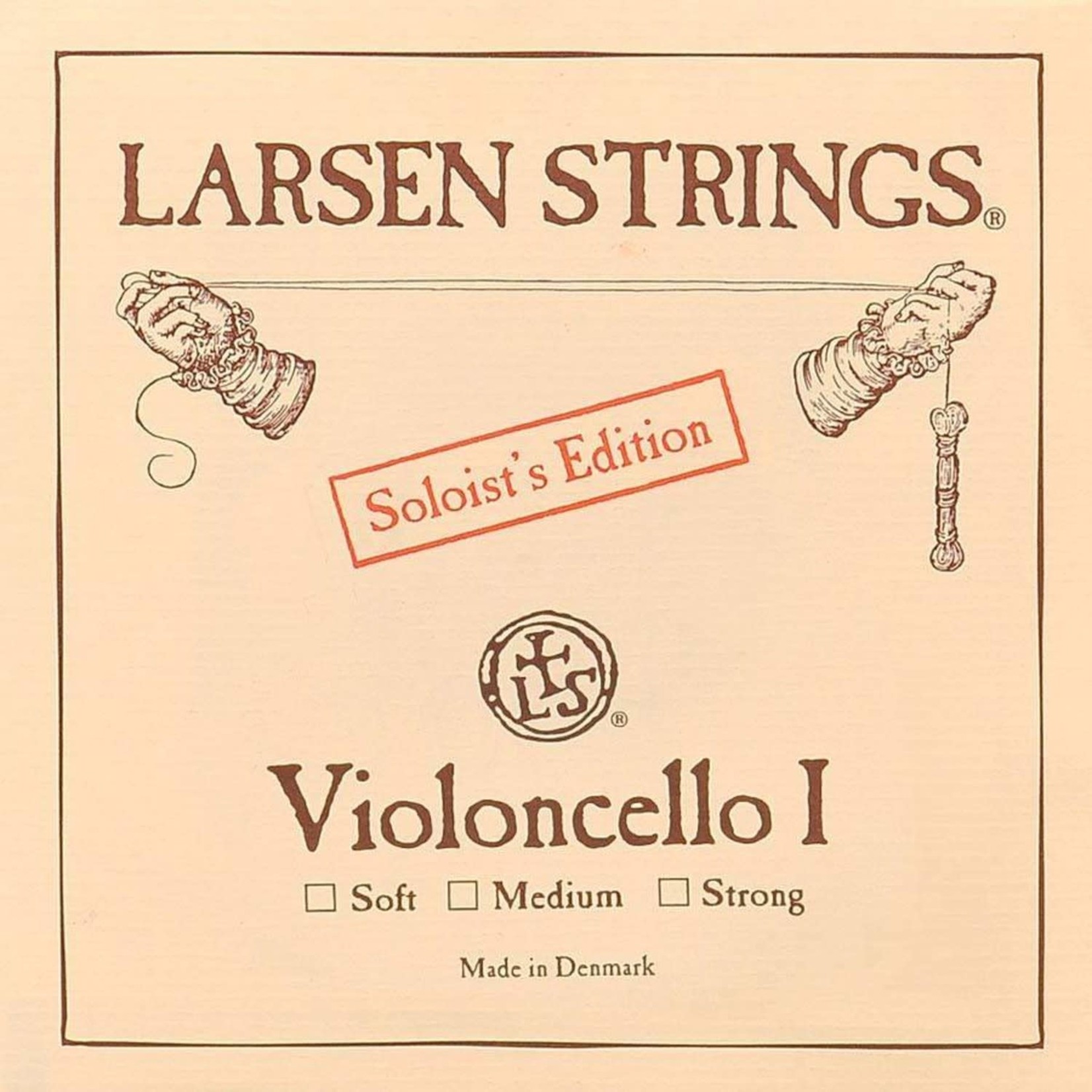 LARSEN cellosnaar, la (A-1), 4/4, Normal of Soloist
