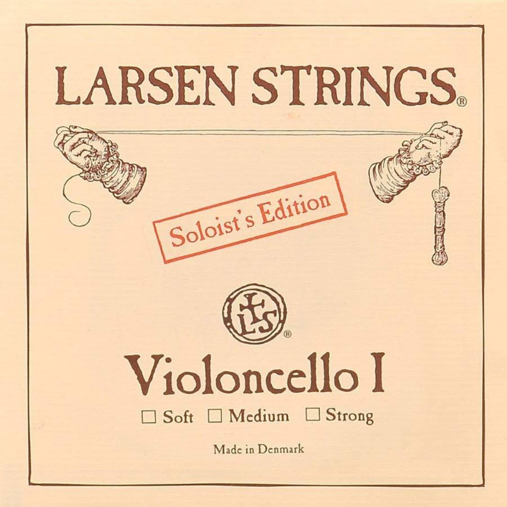 LARSEN corde de violoncelle, la (A-1), 4/4, Normal ou Soloist