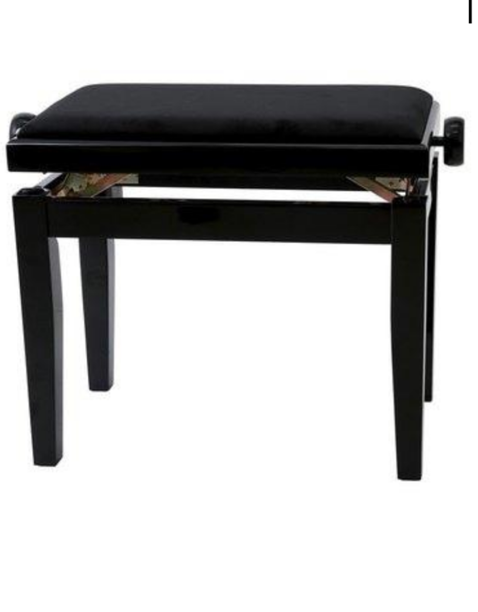 Banc/chaise en bois noir-mat