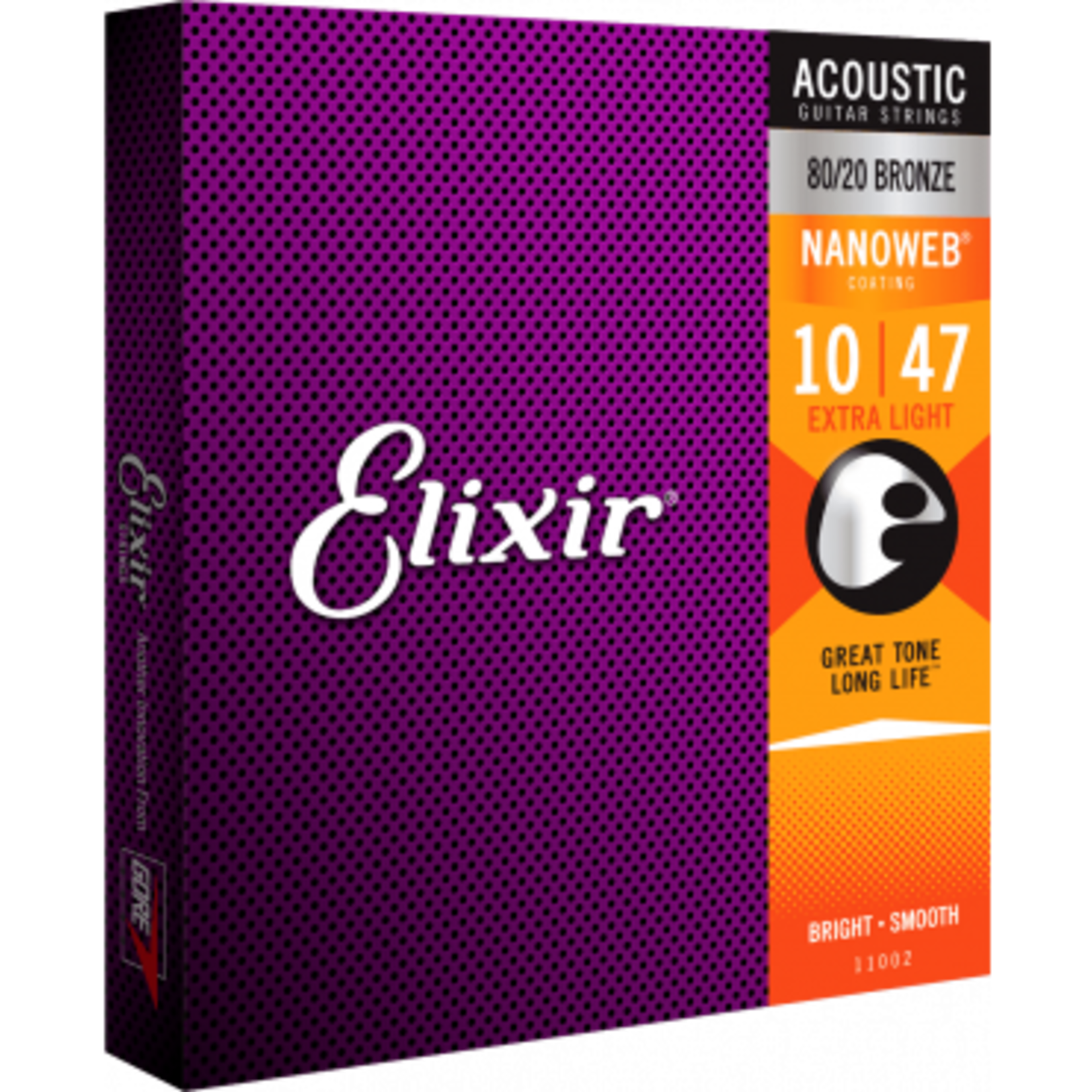 Copy of ELIXIR; cel-11077 . medium/ light, akoestische gitaar, nanoweb brons  80/20; met coating