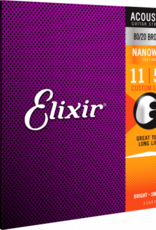 ELIXIR cel 11027 custom light, akoestische gitaar, nanoweb brons  80/20 met coating