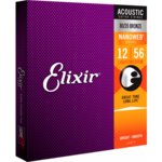Copy of ELIXIR cel 11182 HD light, akoestische gitaar, nanoweb brons  80/20 met coating