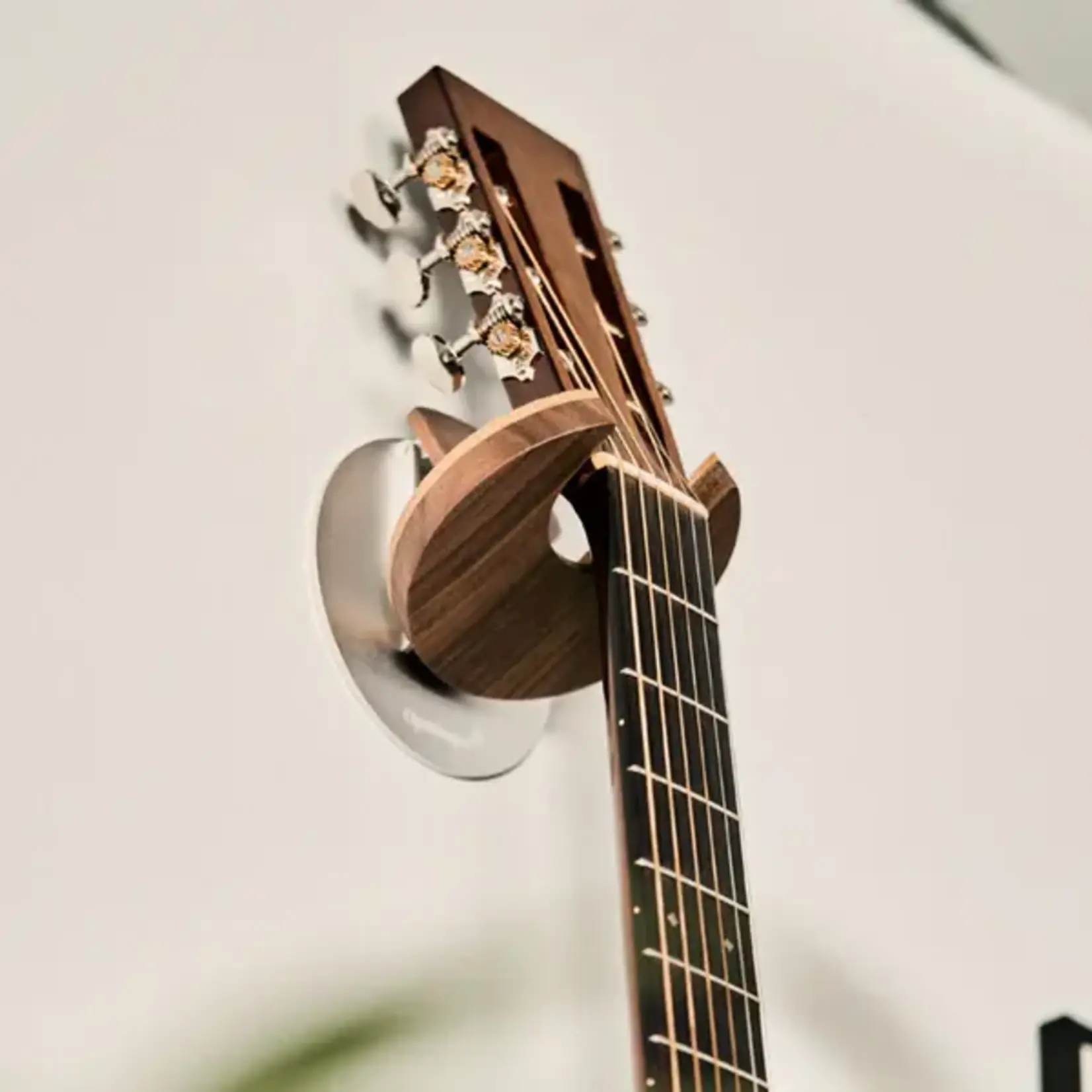 HangWithMe GTR Wall Mount Walnut - ophanghaak gitaar noten