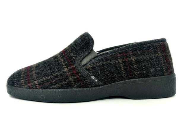 Seelen  Wollen pantoffel ruit