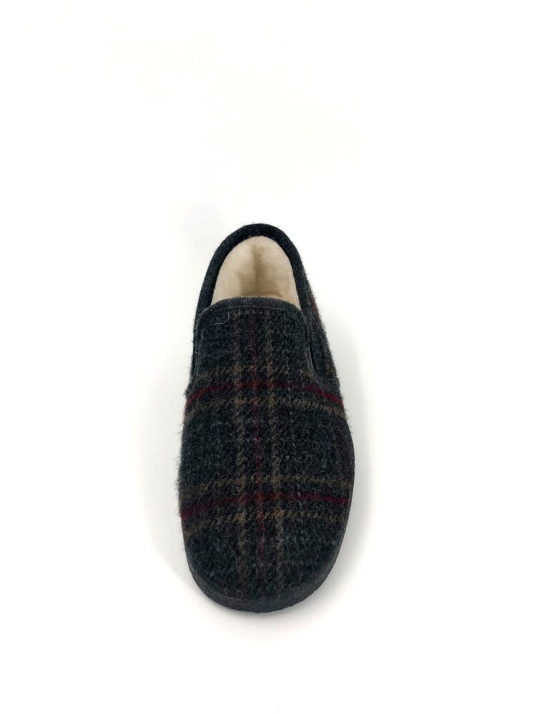Seelen  Wollen pantoffel ruit