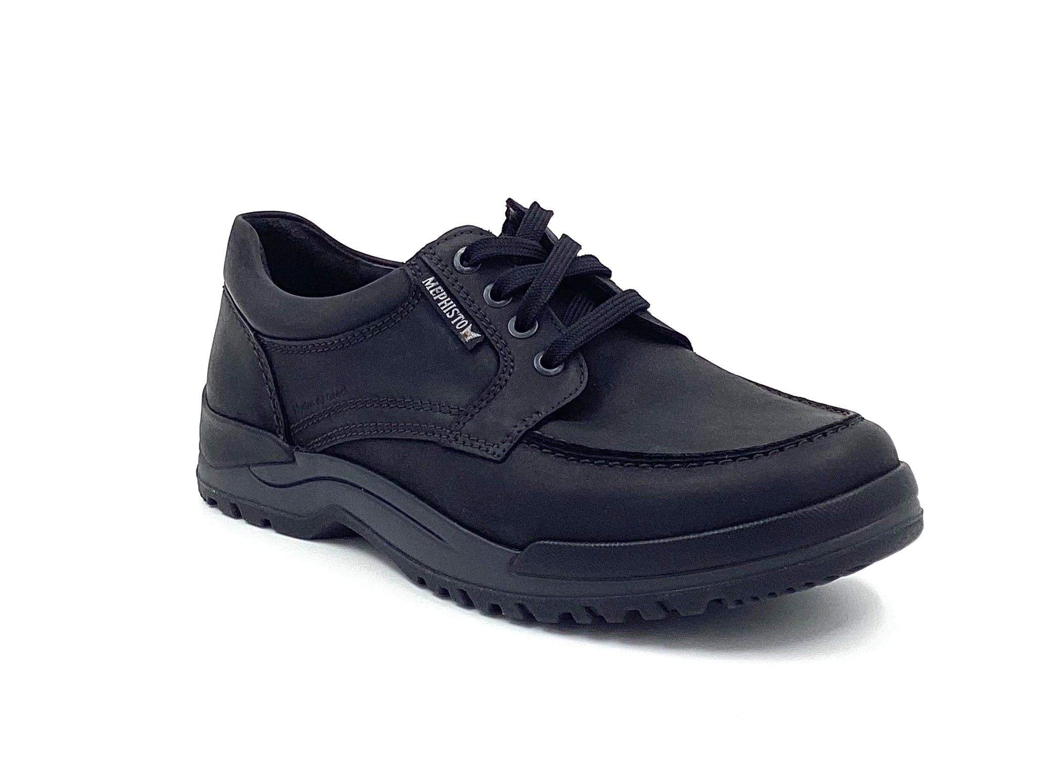 Schnurschuh schwarz