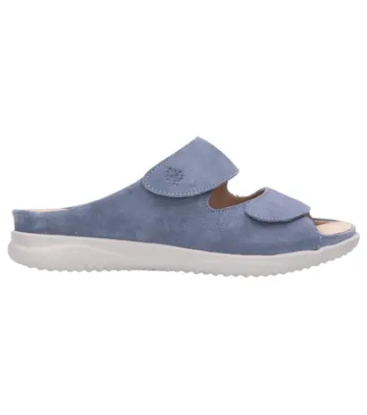 Hartjes Austria slipper aqua velours 122.1101/99
