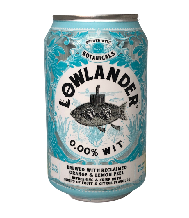 Lowlander 0.0 Wit Can 330ml