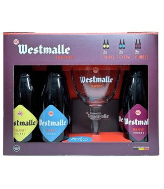 Westmalle Westmalle Cadeauverpakking 6 Fles + Glas