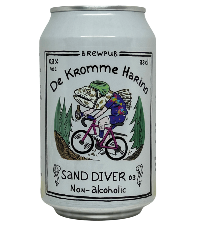 De Kromme Haring De Kromme Haring Sand Diver 0.3 Non Alc 330ml