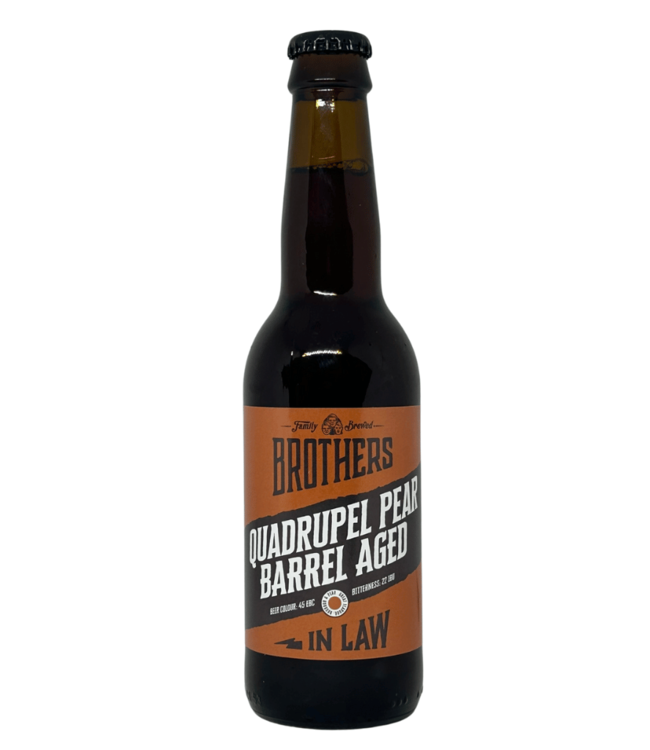Brothers In Law Brothers In Law Quadrupel Pear Barrel Aged 330ml
