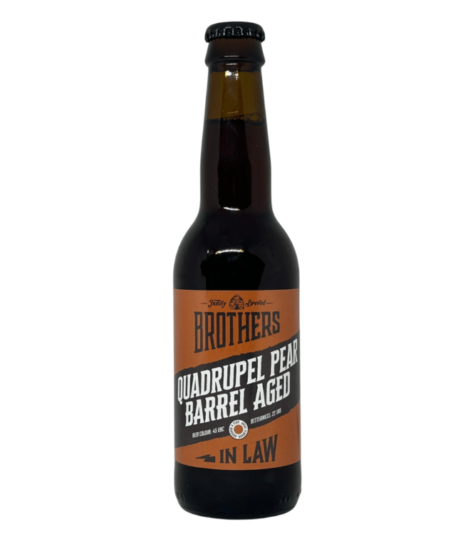 Brothers In Law Quadrupel Pear Barrel Aged 330ml