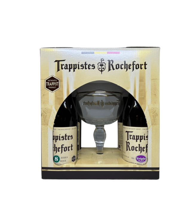 Rochefort Cadeauverpakking 4- Pack + Glas