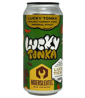 De Moersleutel Moersleutel Lucky Tonka Walnut Carrot Cake 440ml