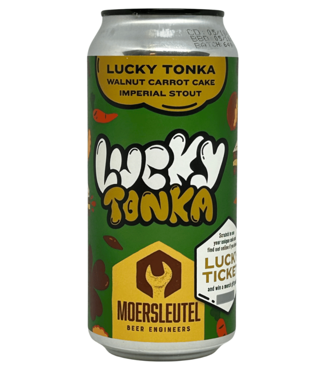 De Moersleutel Moersleutel Lucky Tonka Walnut Carrot Cake 440ml