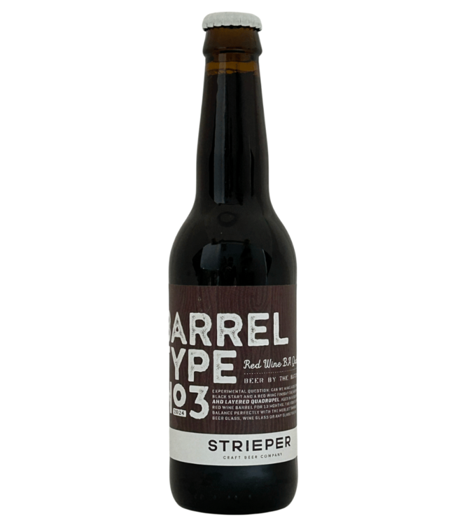 Strieper Barreltype No3 Red Wine BA Quadrupel 330ml