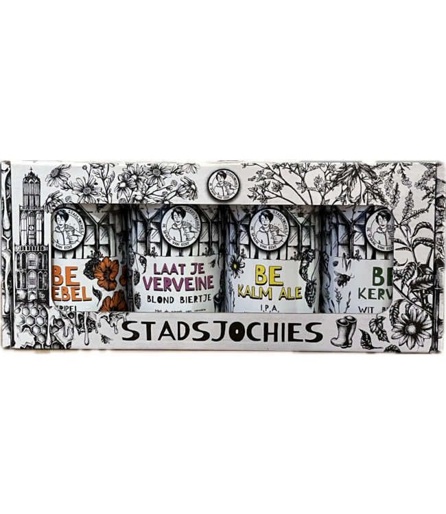 Stadsjochies Stadsjochies Cadeauverpakking 4x330ml