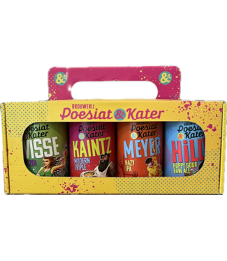 Poesiat & Kater Poesiat & kater Cadeauverpakking 4-pack