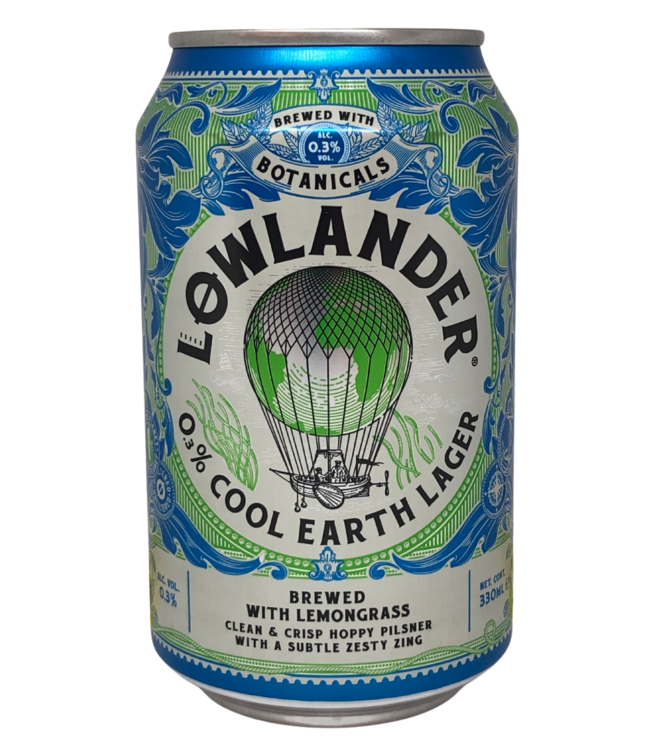 Lowlander 0.3% Cool Earth Lager 330ml