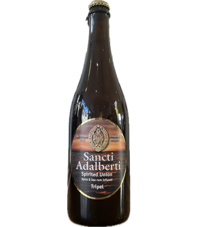 Sancti Adalberti Spirited Union Rum infused Tripel 750ml