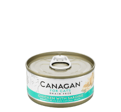 Canagan kat Canagan  Chicken with Sardine blik 75 gr