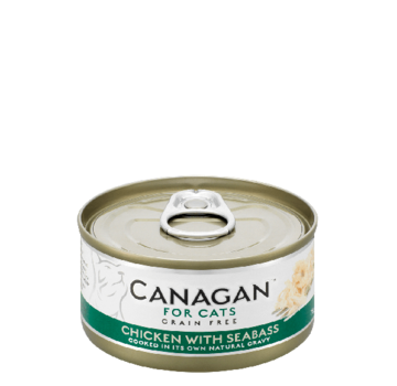 Canagan kat Canagan  Chicken with Seabass blik 75 gr