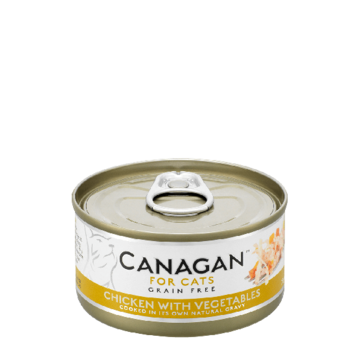 Canagan kat Canagan  Chicken with Vegetables blik 75 gr